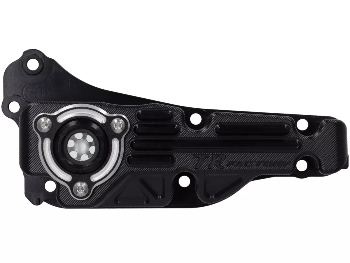 Cárter de aceite TR Factory, negro, para Vespa 946 125–150 (2013–), GTS / GTS Super 125–150 (2016–), LT 125–150 (2014), LX 125–150 (2012–2013), Primavera 125–150 (2013–), S 125 (2012), Sprint 125–150 (2014–)