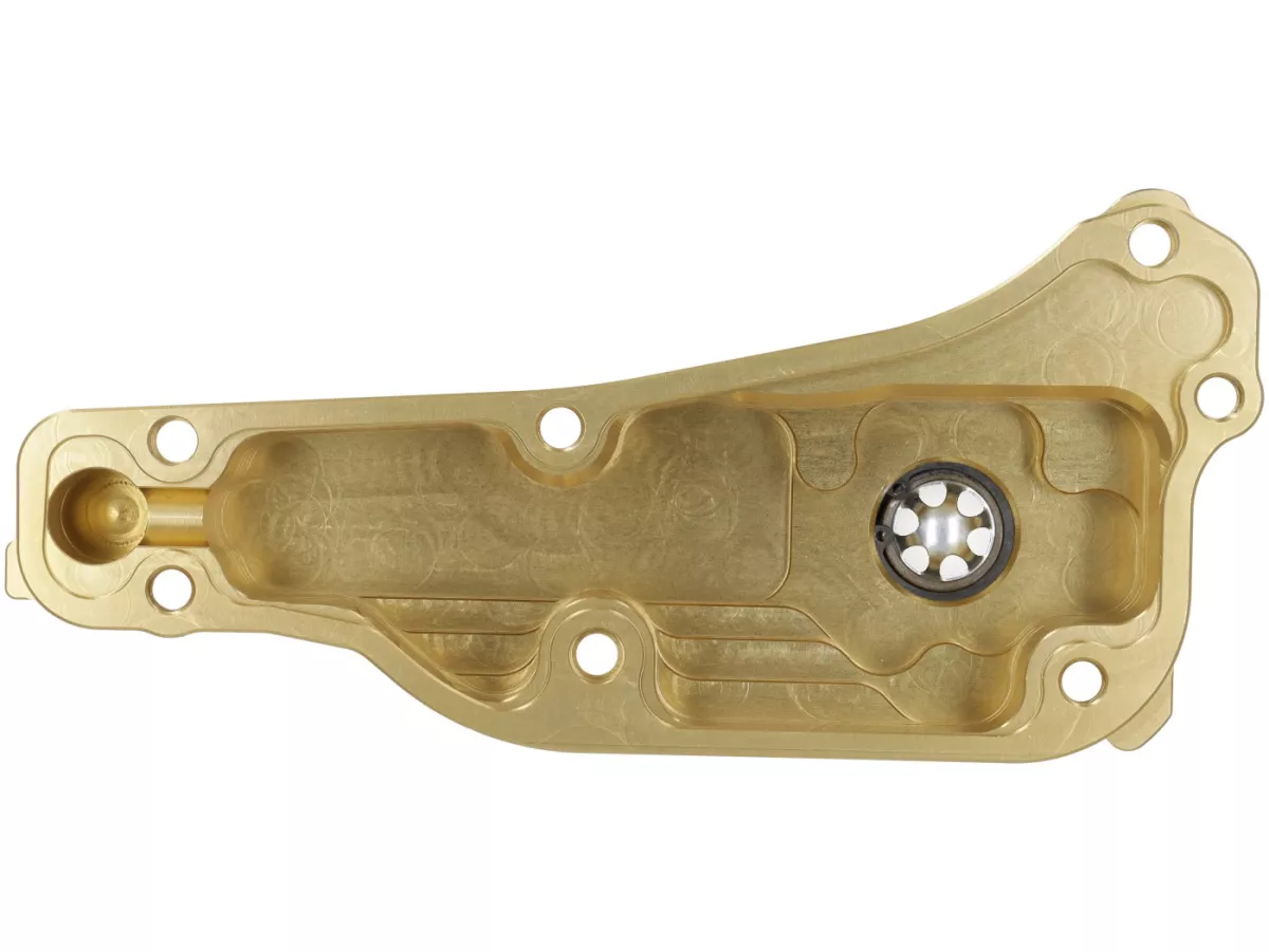 Cárter de aceite TR Factory, dorado, para Vespa 946 125–150 (2013–), GTS / GTS Super 125–150 (2016–), LT 125–150 (2014), LX 125–150 (2012–2013), Primavera 125–150 (2013–), S 125 (2012), Sprint 125–150 (2014–)
