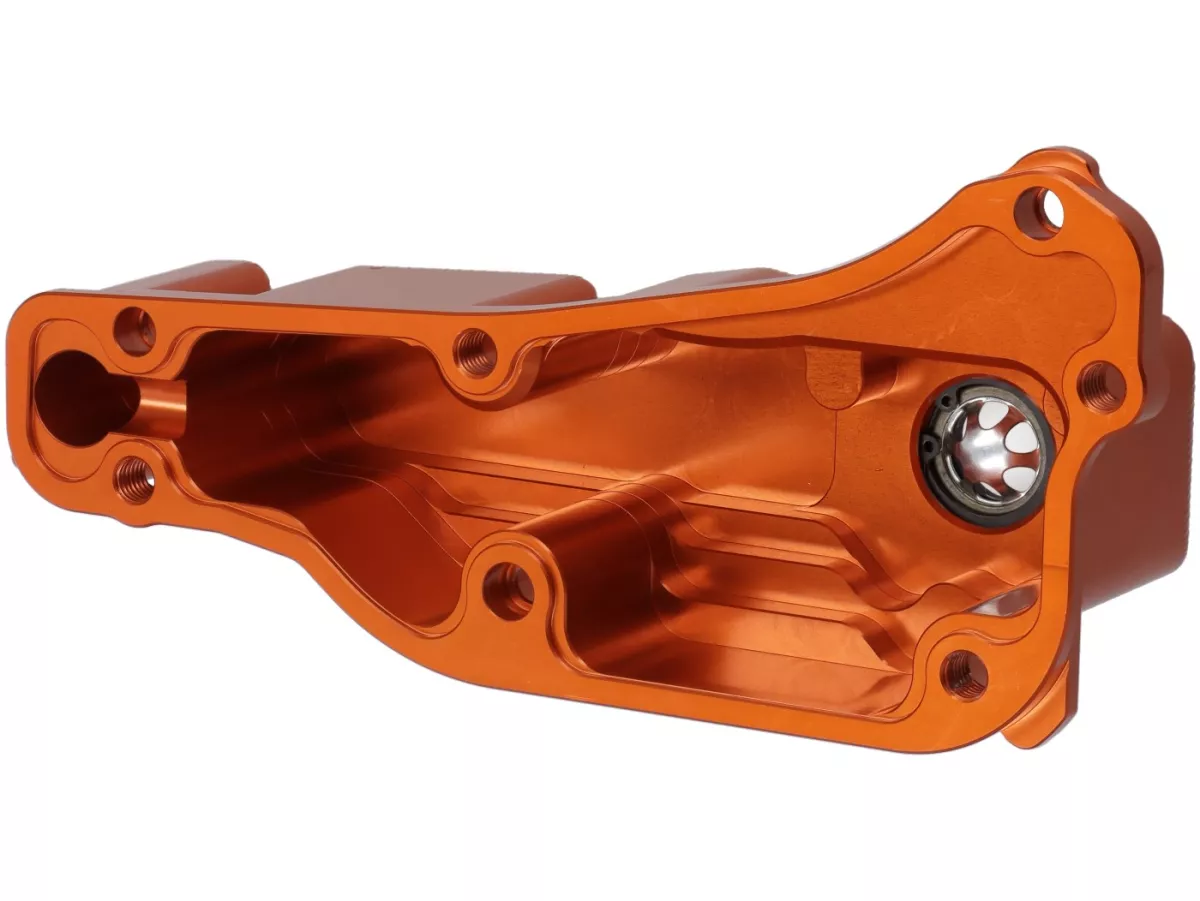 Cárter de aceite TR Factory, naranja, para Vespa 946 125–150 (2013–), GTS / GTS Super 125–150 (2016–), LT 125–150 (2014), LX 125–150 (2012–2013), Primavera 125–150 (2013–), S 125 (2012), Sprint 125–150 (2014–)