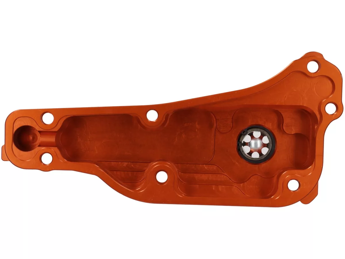 Cárter de aceite TR Factory, naranja, para Vespa 946 125–150 (2013–), GTS / GTS Super 125–150 (2016–), LT 125–150 (2014), LX 125–150 (2012–2013), Primavera 125–150 (2013–), S 125 (2012), Sprint 125–150 (2014–)