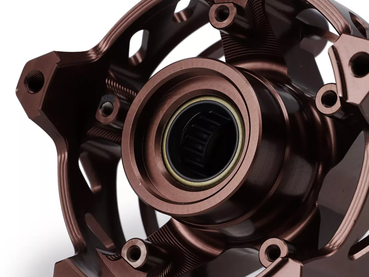 Buje de rueda TR Factory CNC, bronce para Vespa Primavera, Sprint 125-150cc