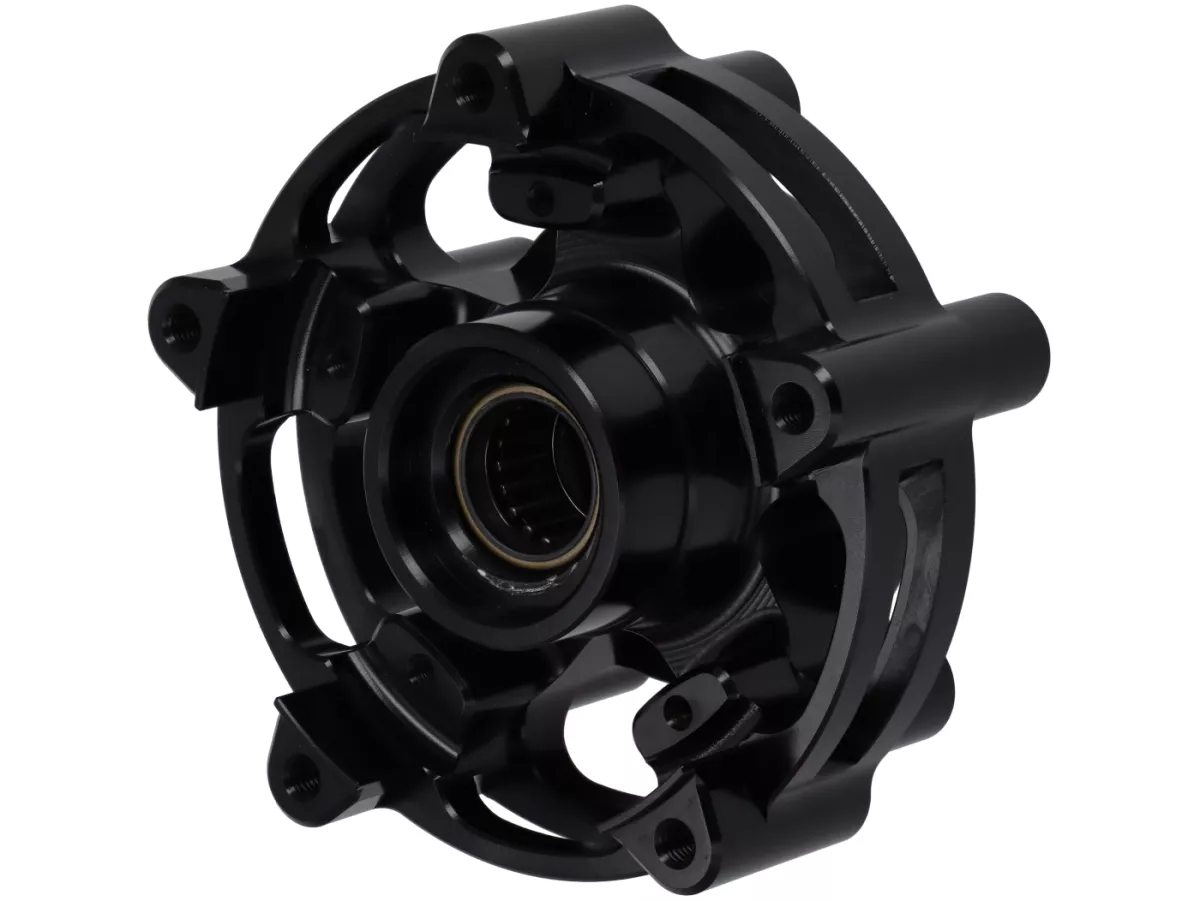 Moyeu de roue TR Factory CNC, noir pour Vespa Primavera, Sprint 125-150ccm