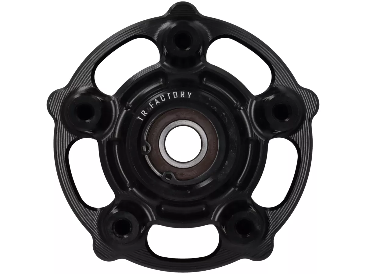 Moyeu de roue TR Factory CNC, noir pour Vespa Primavera, Sprint 125-150ccm