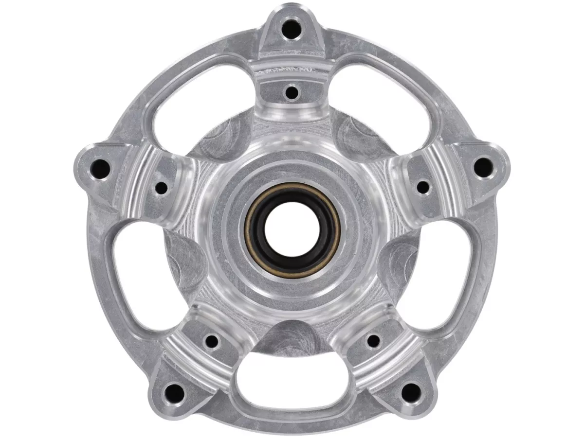 Moyeu de roue TR Factory CNC, argenté pour Vespa Primavera, Sprint 125-150ccm