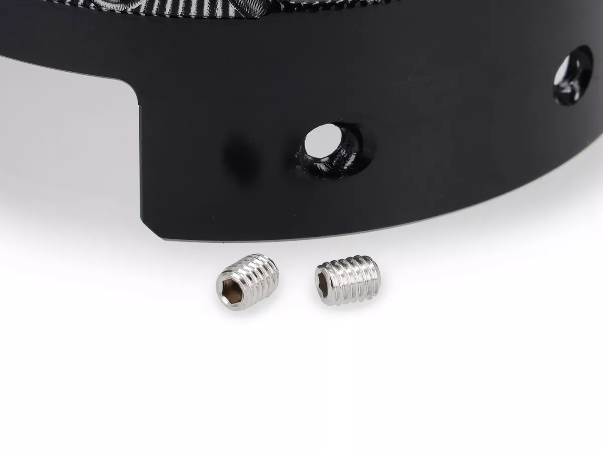 Copriforcellone motore in gomma silenziosa TR Factory nero per Vespa Primavera, Sprint 125-150cc
