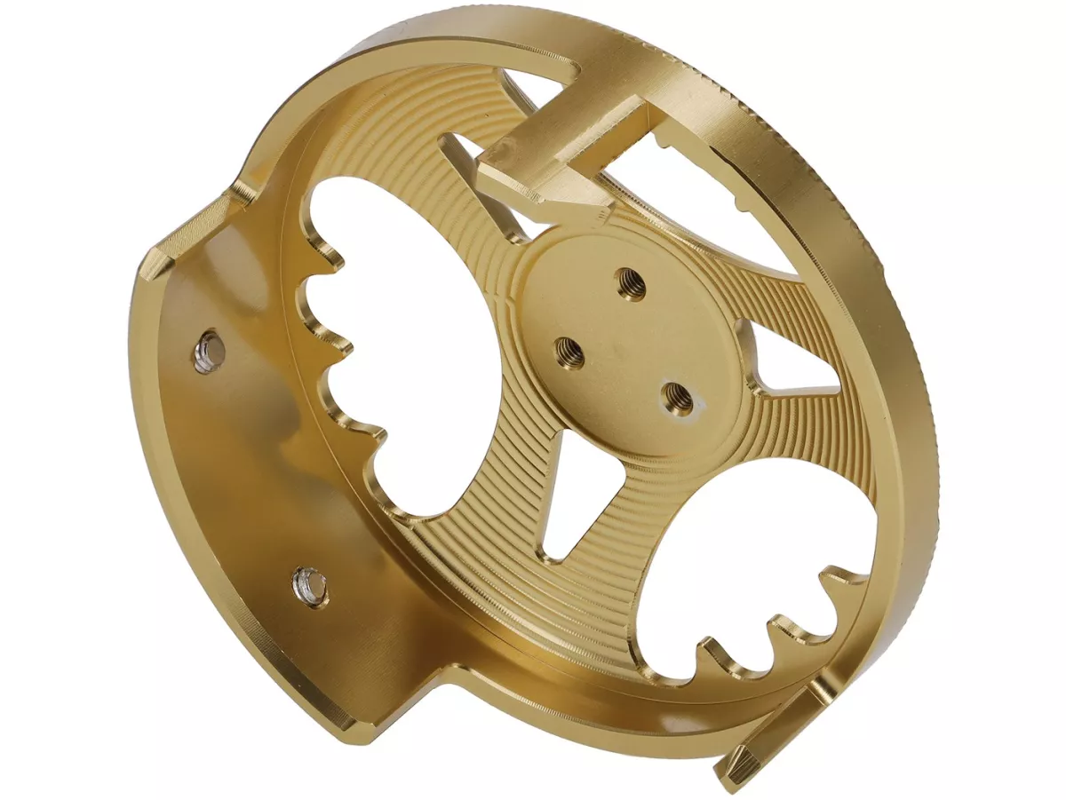Copriforcellone in gomma silenzioso TR Factory golden per Vespa Primavera, Sprint 125-150cc