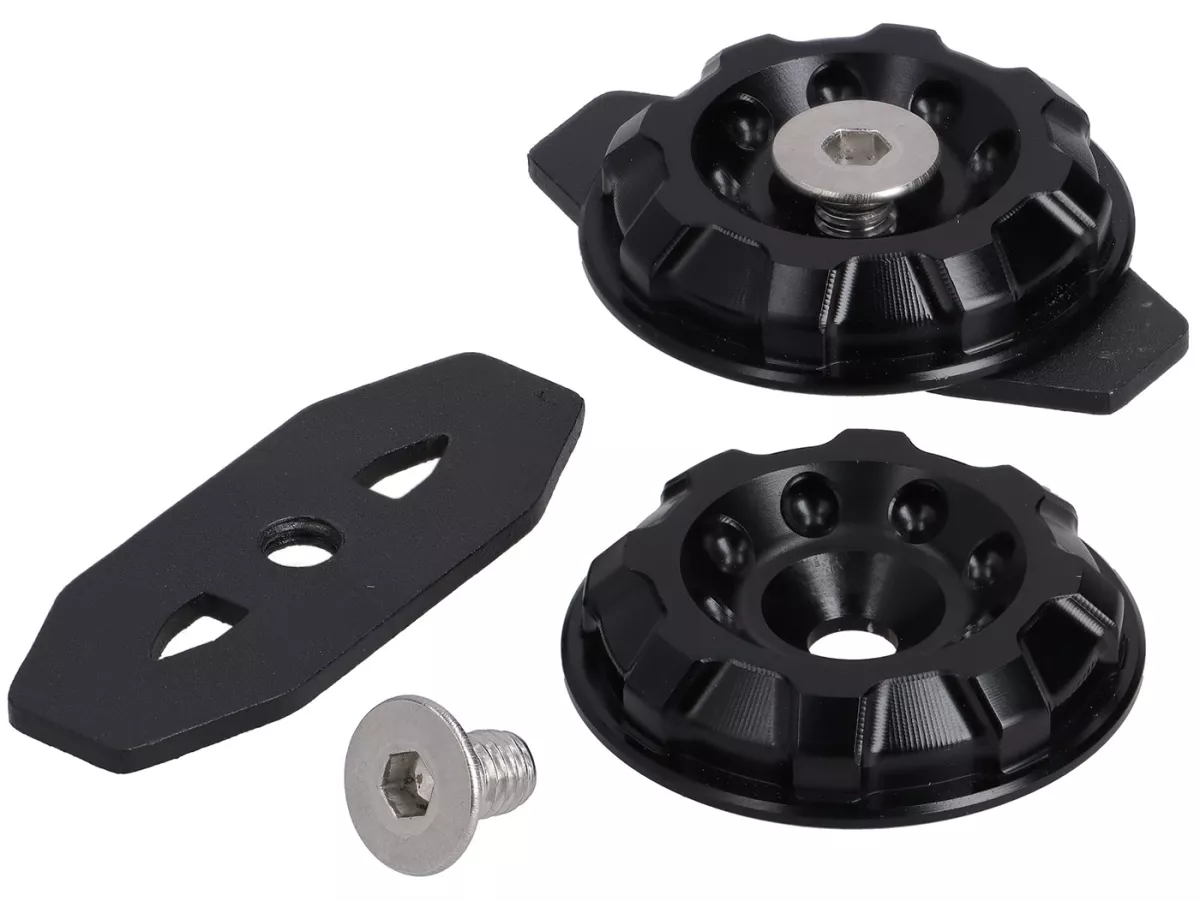 Penutup baut mesin TR Factory, hitam untuk Vespa GTS, GTS Super, GTV, GT 60, GT, GT L, Sprint, Primavera