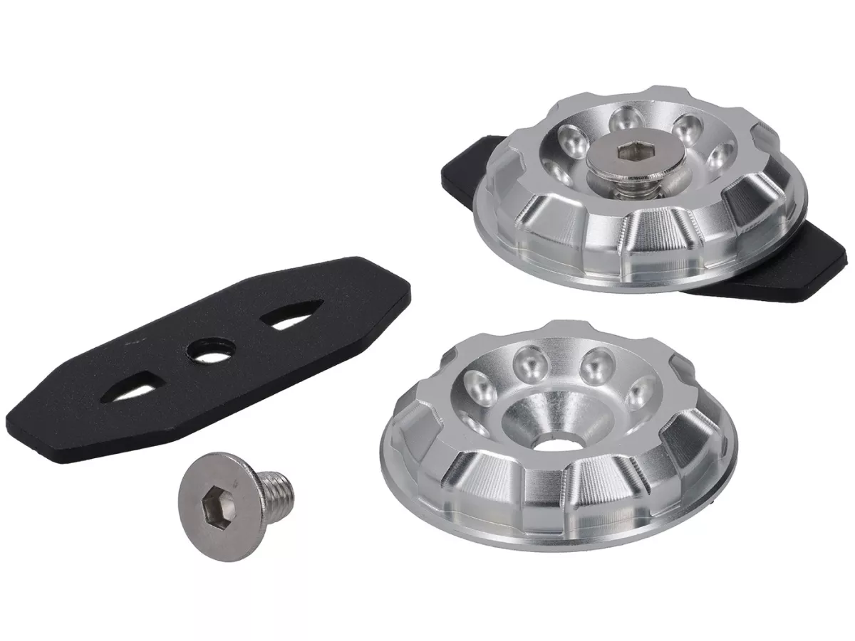 Tappo coprimotore TR Factory, argento per Vespa GTS, GTS Super, GTV, GT 60, GT, GT L, Sprint, Primavera