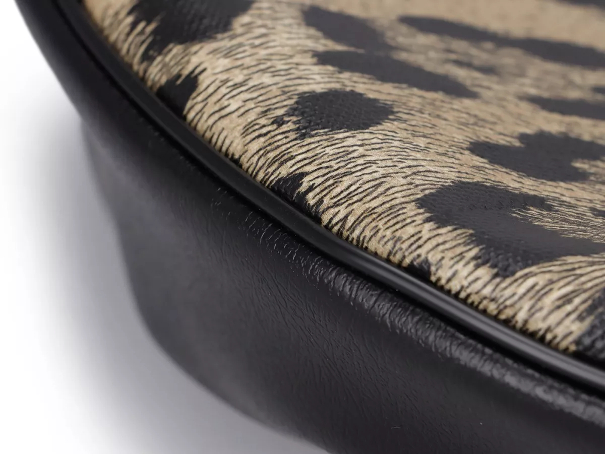 Reserveradhülle -SELLERIA TREZZI- Universal- 3.50 - 10 - mit Tasche - Leopard, seitlich schwarz