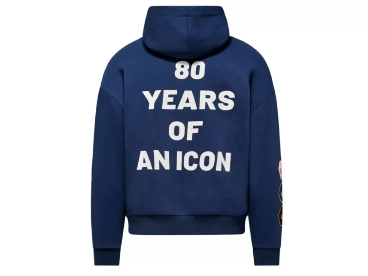 Hoodie -VESPA- 80th - blau - XS