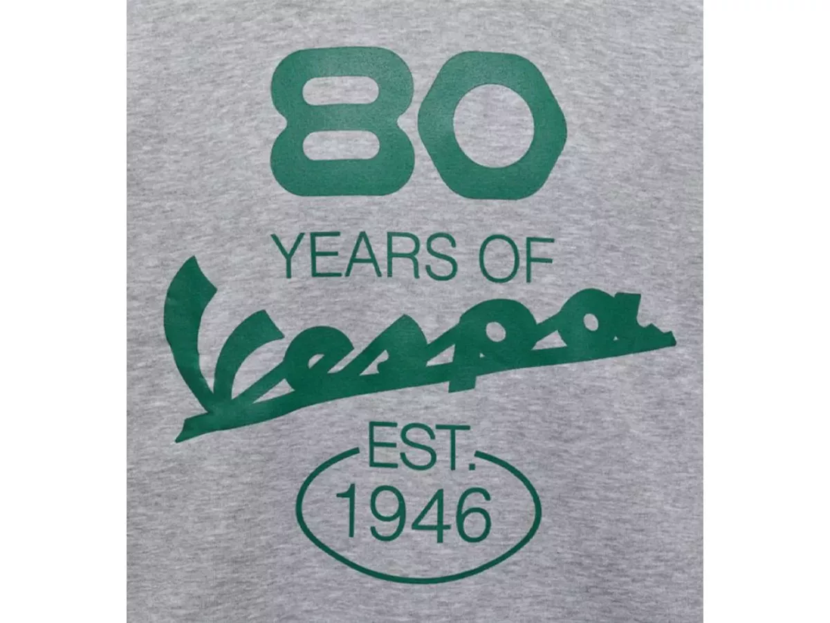 Hoodie -VESPA- 80th - gray - XS