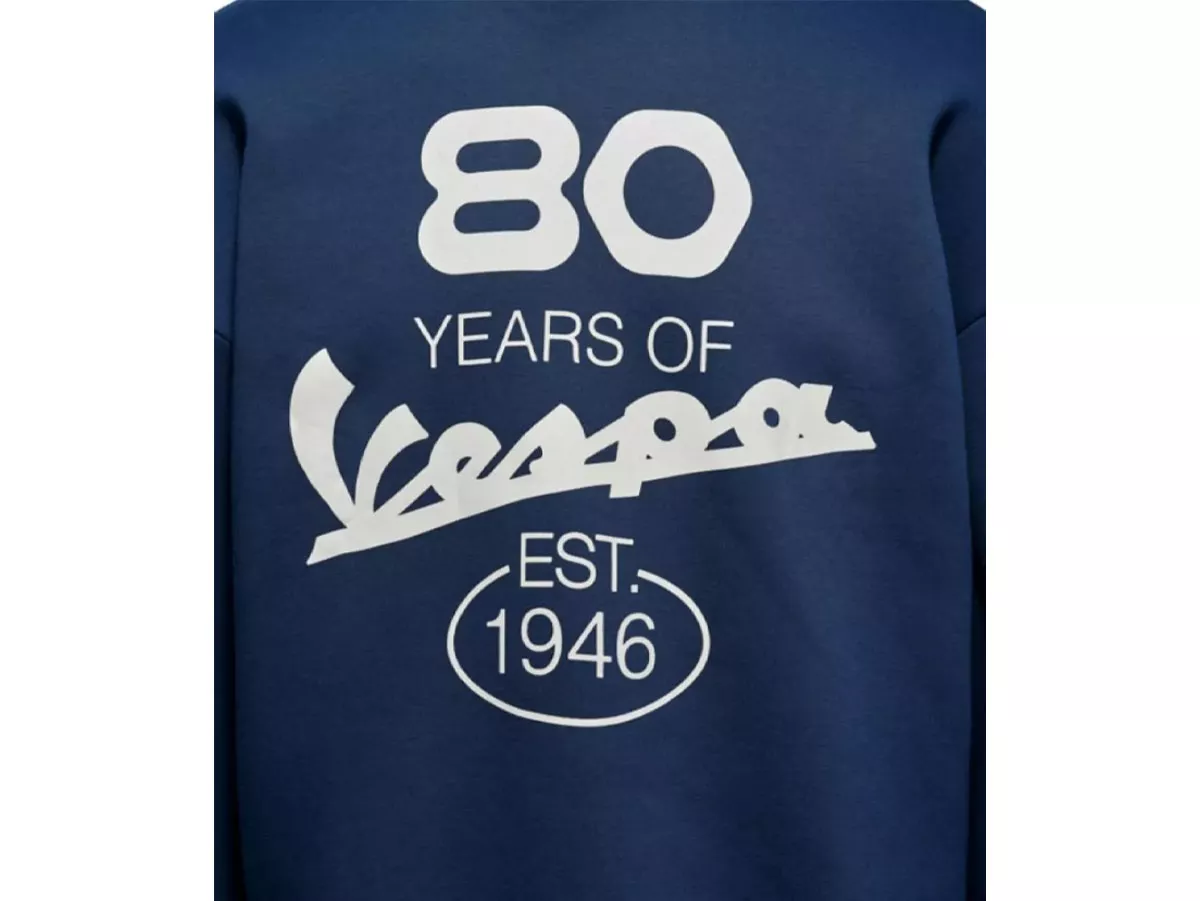 Hoodie -VESPA- 80th - blau - S