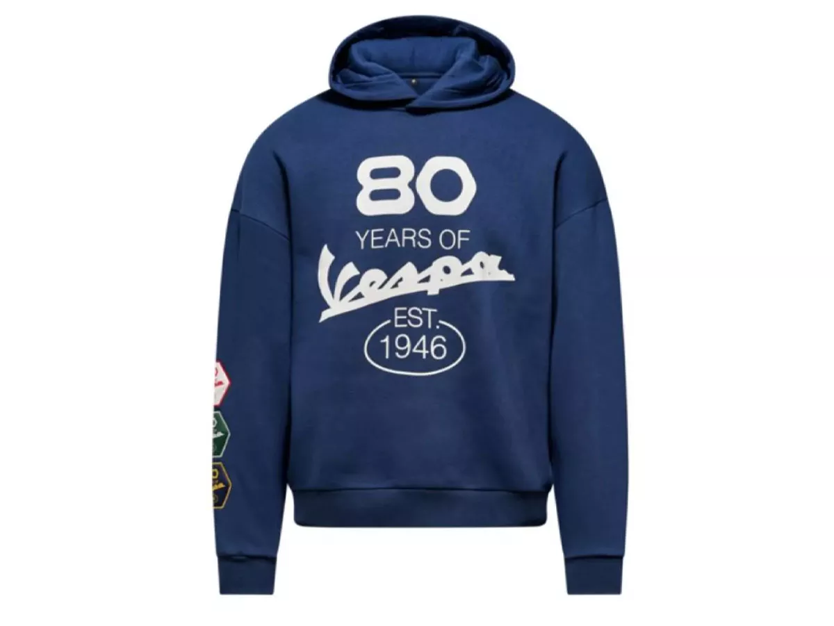 Hoodie -VESPA- 80th - blau - M