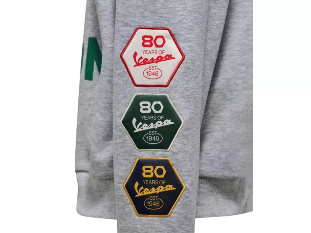 Hoodie -VESPA- 80th - gray - XL