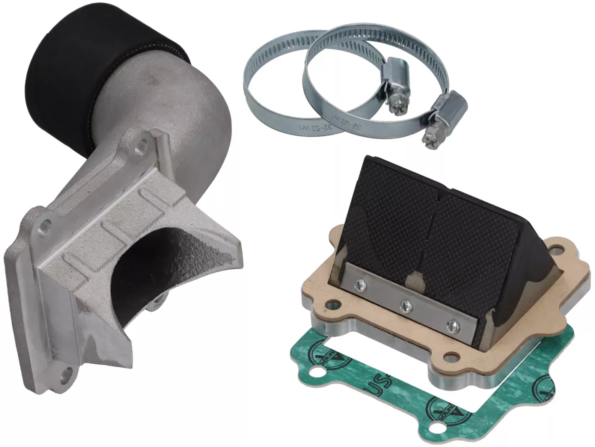Zylinder -BFA/FRT 150cc (58x56,7mm, Pleuel 110/115mm)- Membraneinlaß, luftgekühlt - für Serienmotorgehäuse- Vespa V50, PV125, ET3, PK50, PK80, PK125