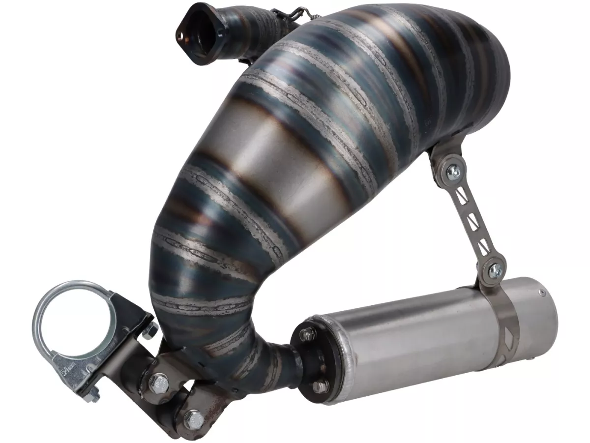 Auspuff -BFA/FRT 244cc- Vespa V50, PV125, ET3, PK50, PK80, PK125 - auch passend für Kingwelle 244 u.ä.
