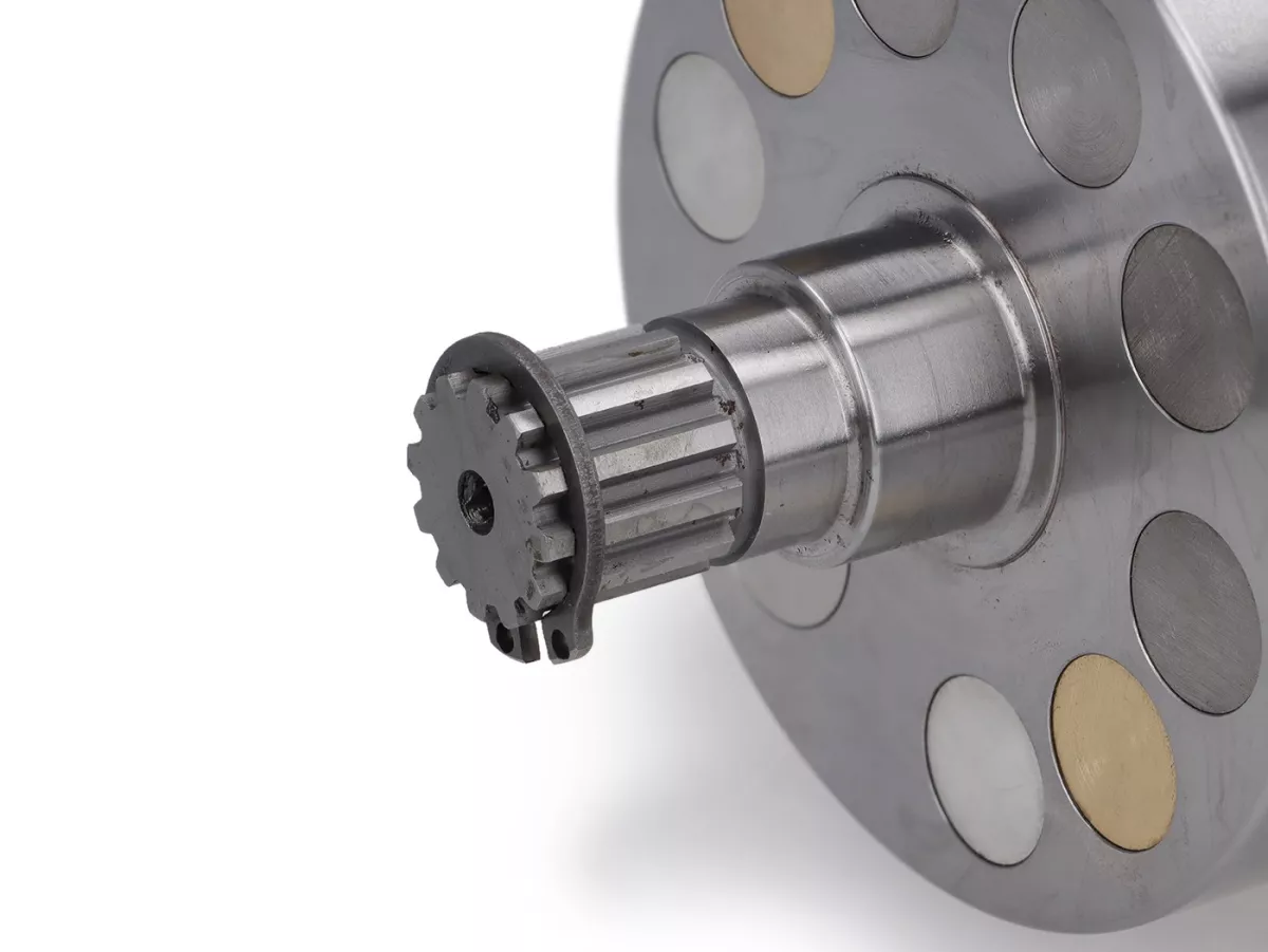 Crankshaft - BFA/FRT 244/288cc Solid-flange for diaphragm intake, stroke = 60 mm, connecting rod = 120 mm - Vespa V50, PV125, ET3, PK50, PK80, PK125