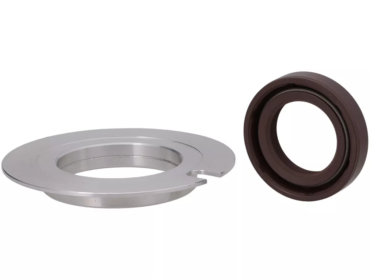 Wellendichtring mit Adapter SB 20x40/60x7mm -BGM PRO FKM/Viton® (E10 beständig)- verwendet für Kurbelwelle Lichtmaschinenseite Vespa Largeframe (-1976) Sprint, Super, TS, GT125, GTR125, VNA, VNB, VBA, VBB, Wideframe (zusätzlich Kurbelwelle Antriebsseite)