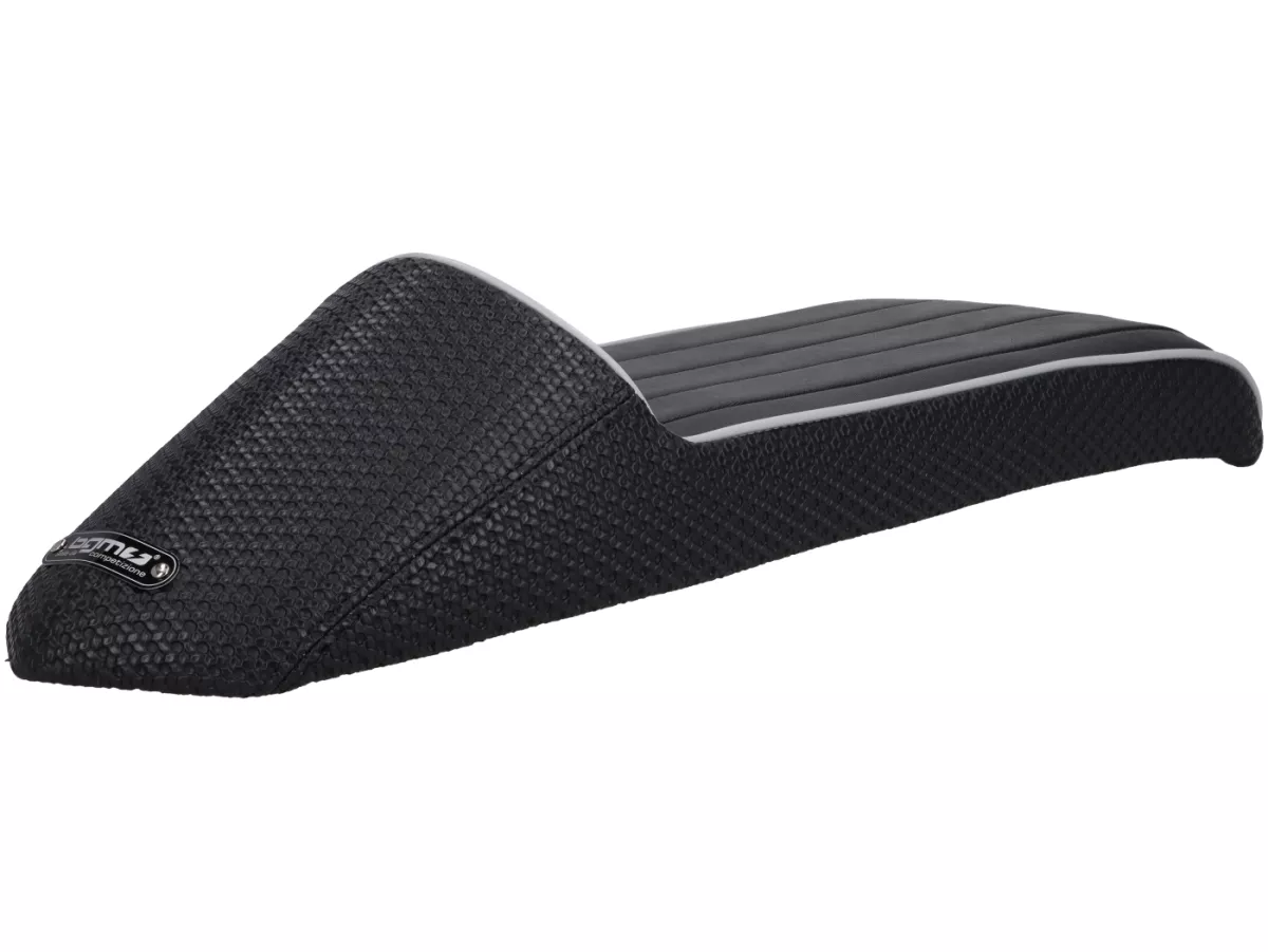 Seat - BGM PRO SHARP TAIL - Lambretta LI, LI S, SX, TV, DL, GP - with magnetic latch