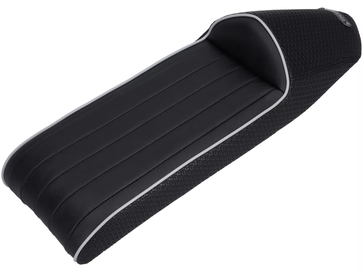 Seat - BGM PRO SHARP TAIL - Lambretta LI, LI S, SX, TV, DL, GP - with magnetic latch