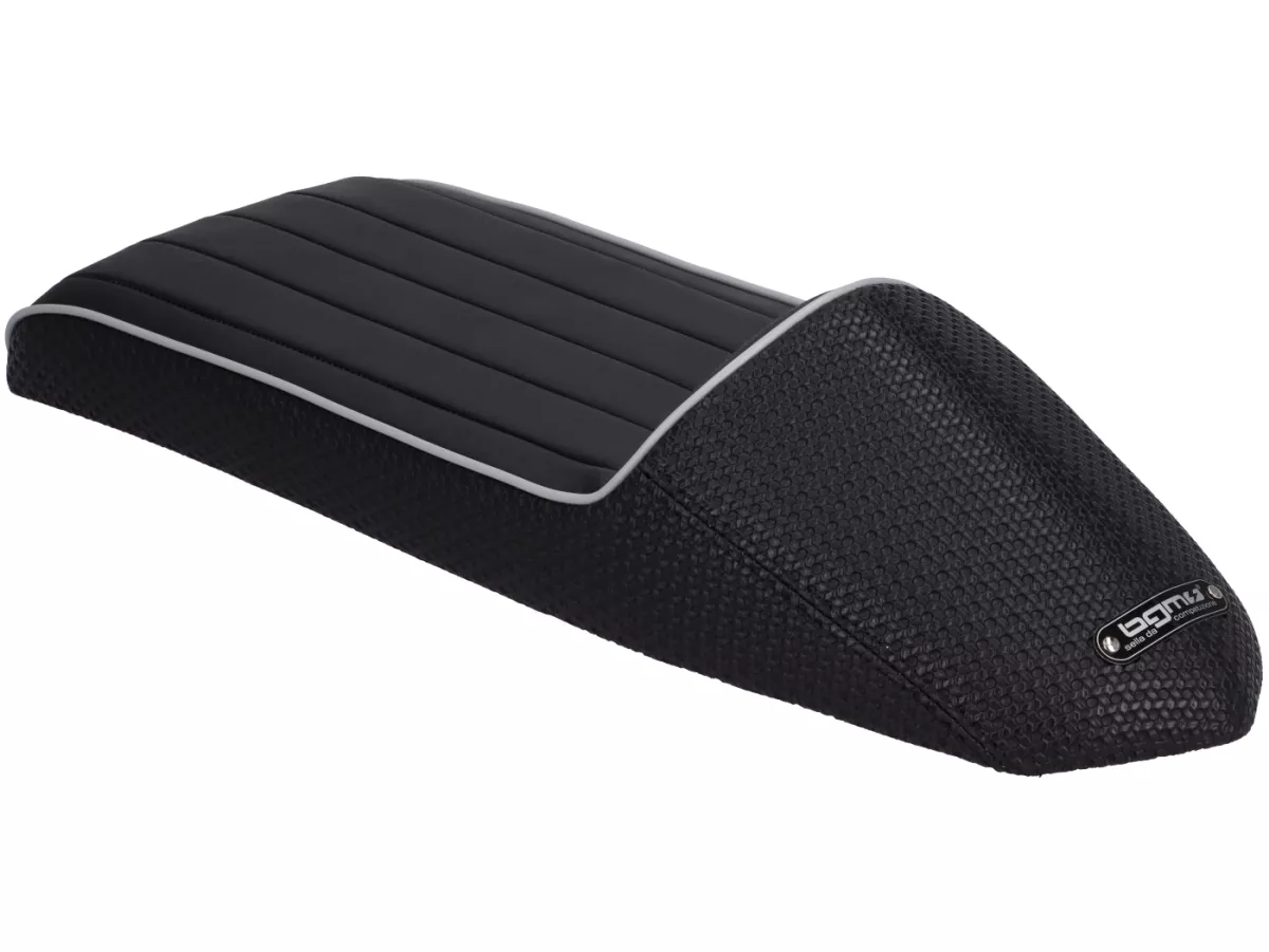 Seat - BGM PRO SHARP TAIL - Lambretta LI, LI S, SX, TV, DL, GP - with magnetic latch