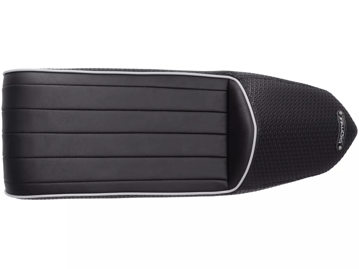Seat - BGM PRO SHARP TAIL - Lambretta LI, LI S, SX, TV, DL, GP - with magnetic latch