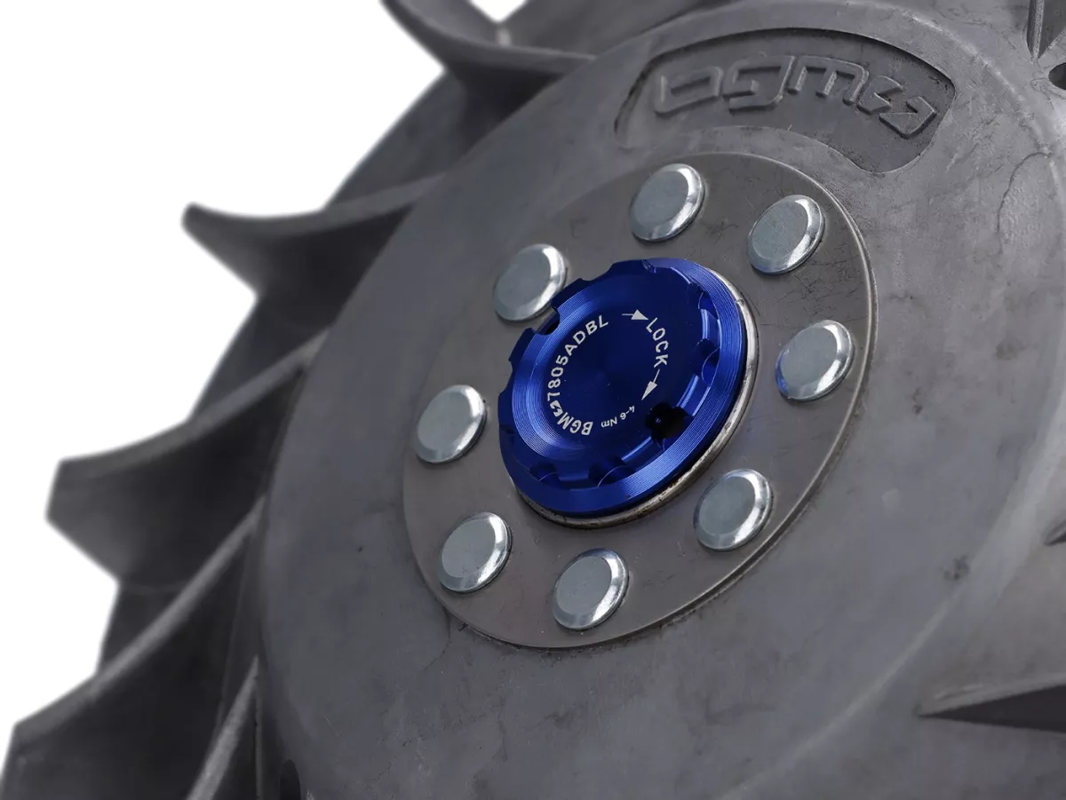 Afdekdop M28x1 - BGM PRO, CNC, blauw - Vespa