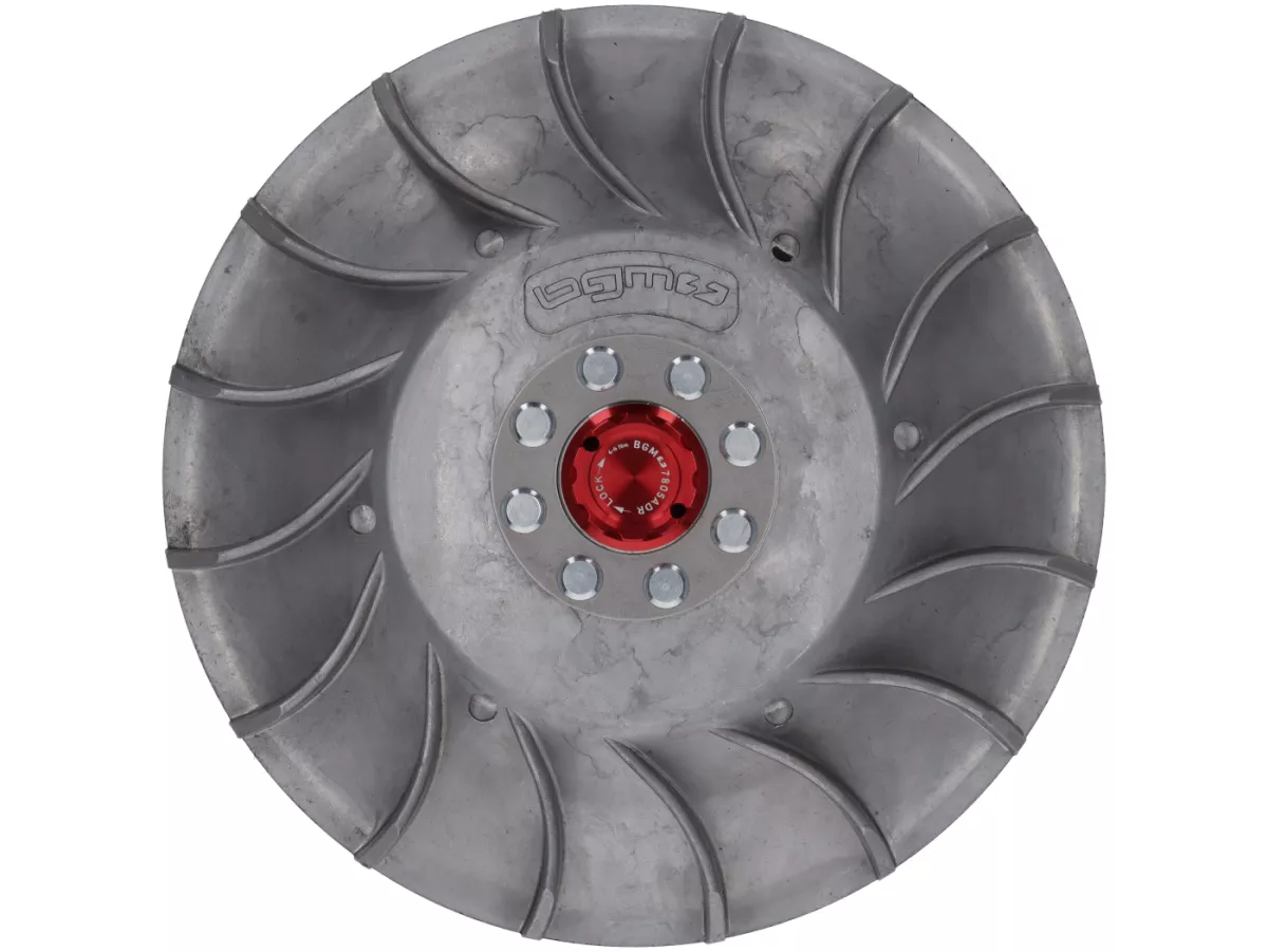 Tapa de protección M28x1 - BGM PRO, CNC, roja - Vespa