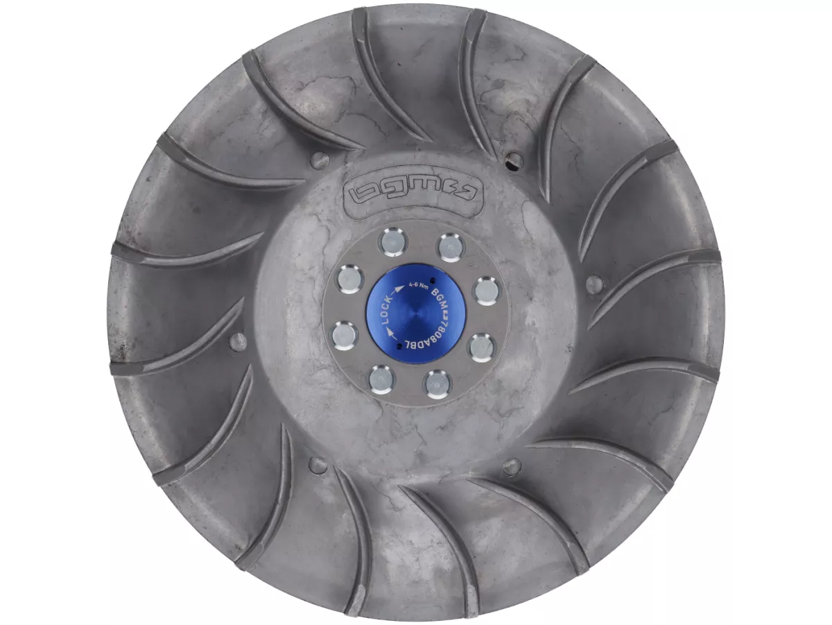 Tappo di copertura M28x1 - BGM PRO, CNC, blu - h=2 mm, Vespa