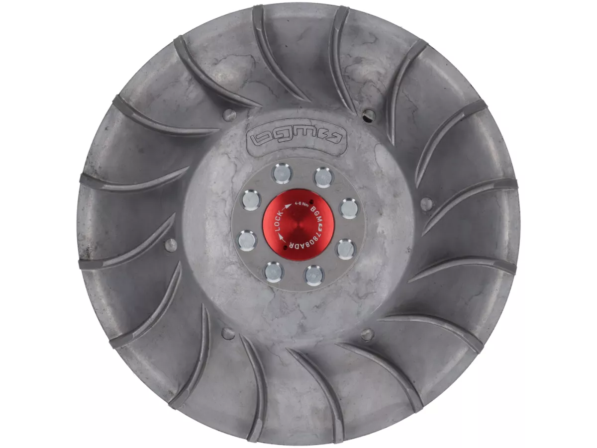 Afdekdop M28x1 - BGM PRO, CNC, rood - h=2 mm, Vespa