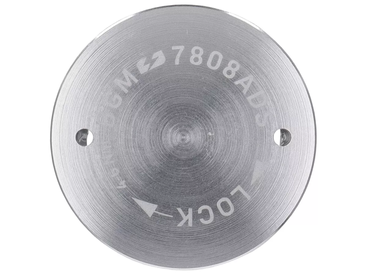 Afdekdop M28x1 - BGM PRO, CNC, zilverkleurig - h=2 mm, Vespa