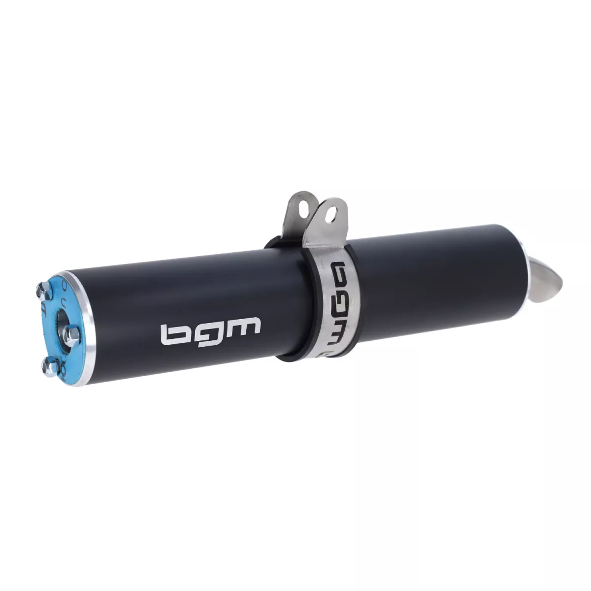 Peredam belakang Maxi -BGM PRO- aluminium Ø = 60x280x25mm - hitam