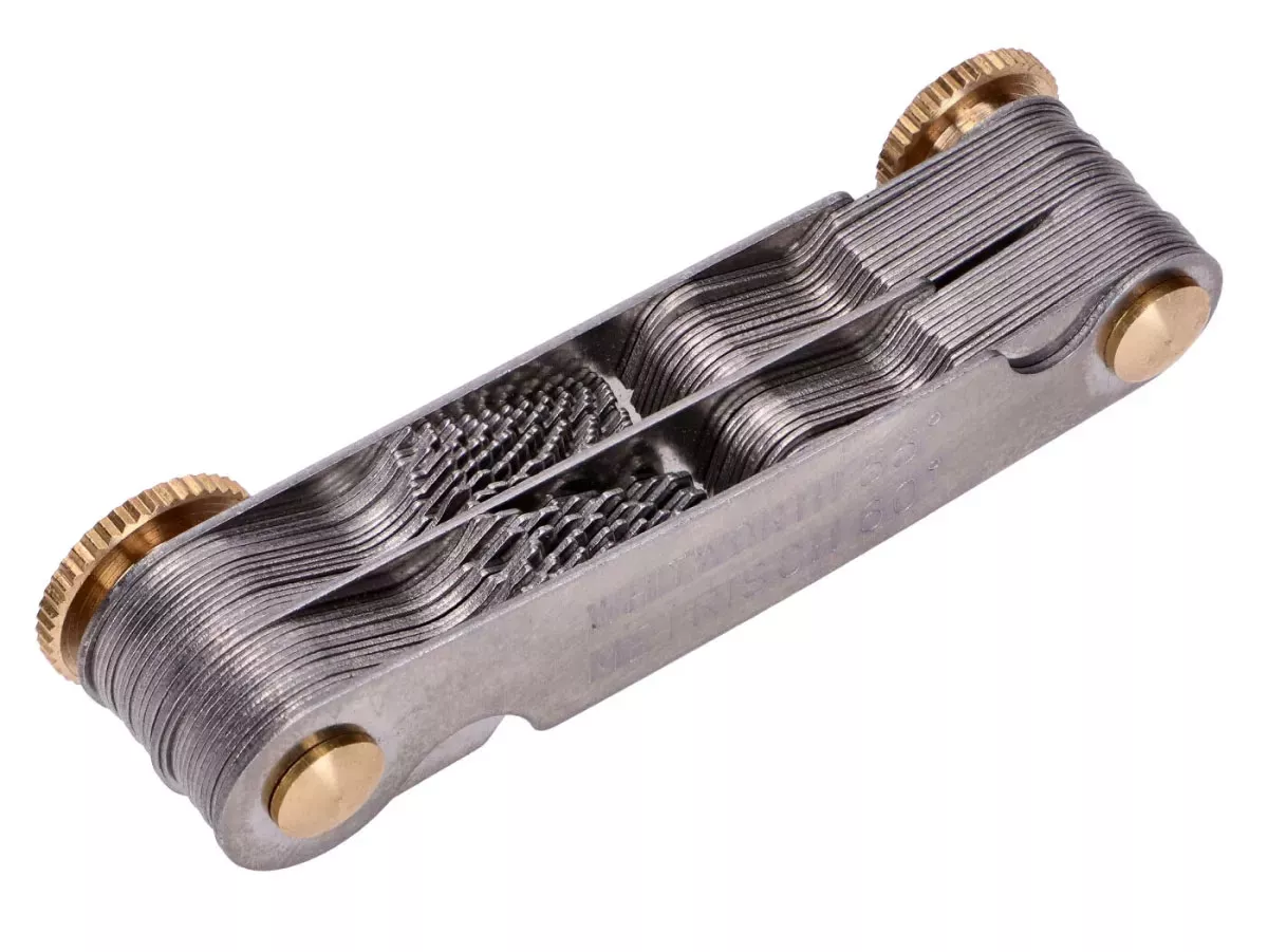 Gängmätare – BGS Technic – Metrisk ISO / Whitworth BSP – 52 delar