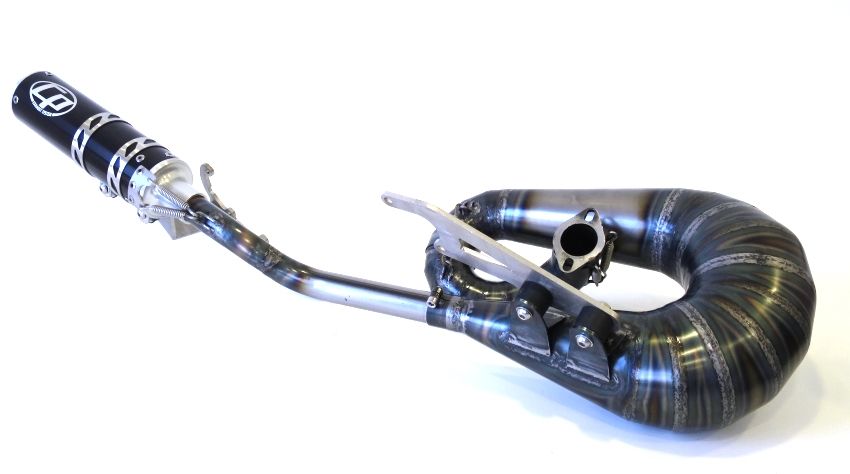 Scarico Protti per motori a corsa lunga - CASA PERFORMANCE  Lambretta Li, TV, LiS, SX, GT, GP, DL