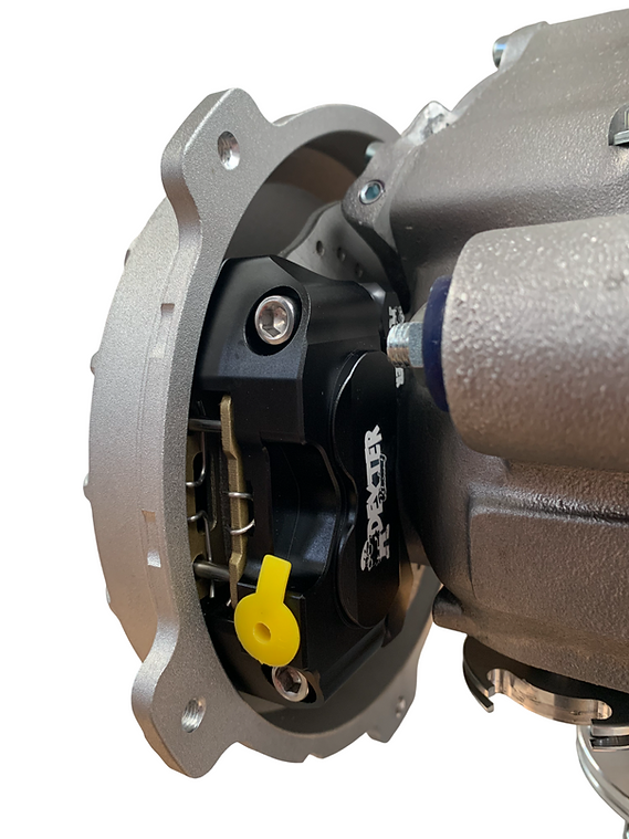 Skivbromssats bak – DEXTER RACING CNC Original look – Vespa V50, 50 Special, 50SR, SS50, SS90, V90, PV125, ET3 – silverfärgad