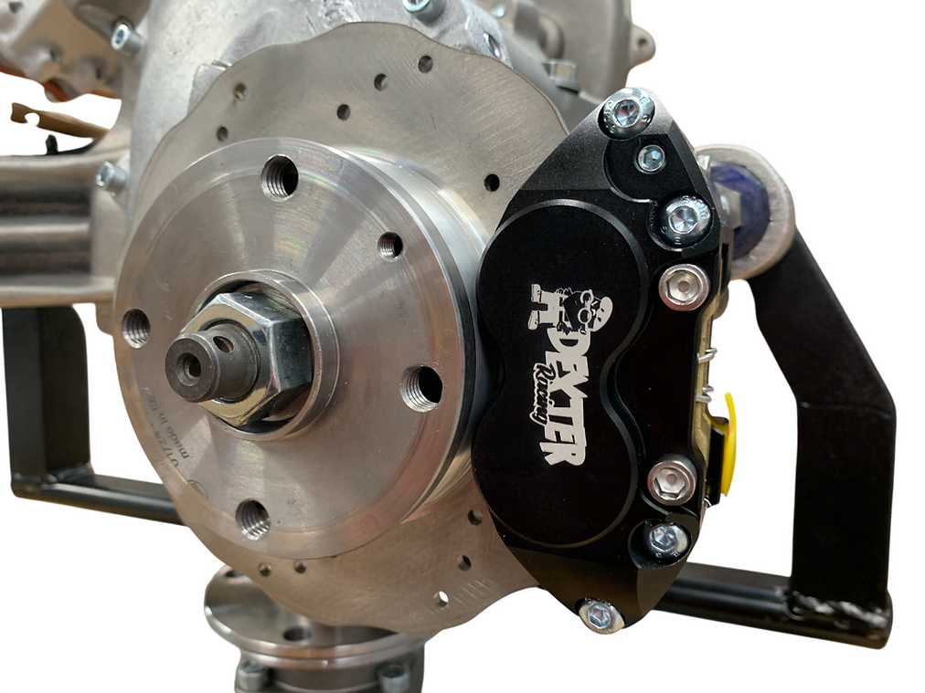 Skivbromssats bak – DEXTER RACING CNC Original look – Vespa V50, 50 Special, 50SR, SS50, SS90, V90, PV125, ET3 – silverfärgad