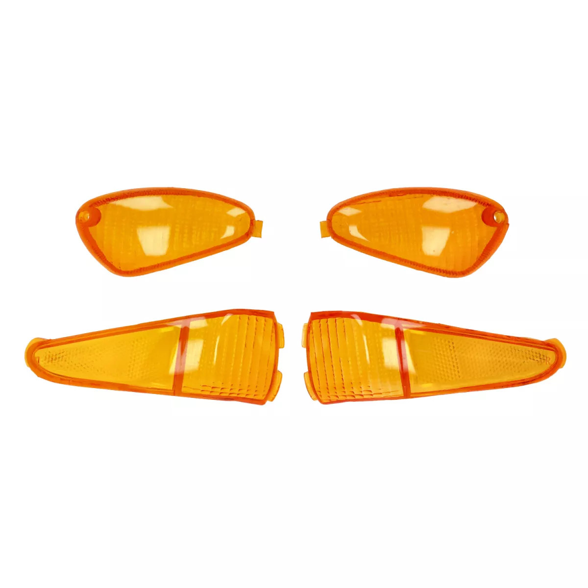 Blinkarglas-set – DMP – 4-delat – Gilera Runner till och med tillverkningsår 2005 – orange