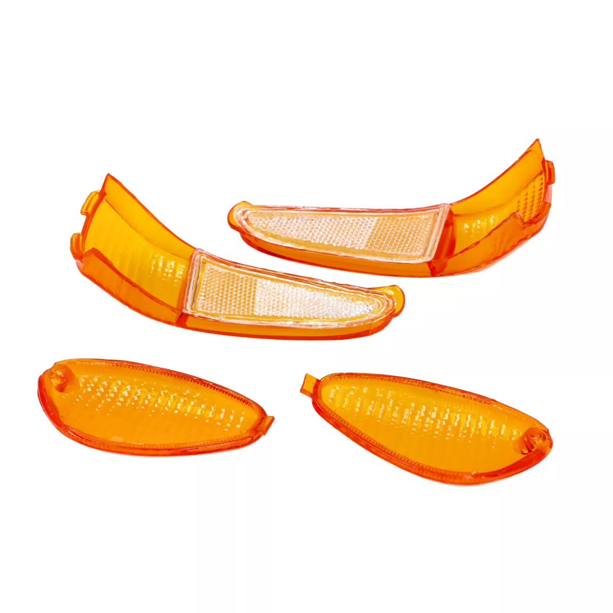 Blinkarglas-set – DMP – 4-delat – Gilera Runner till och med tillverkningsår 2005 – orange