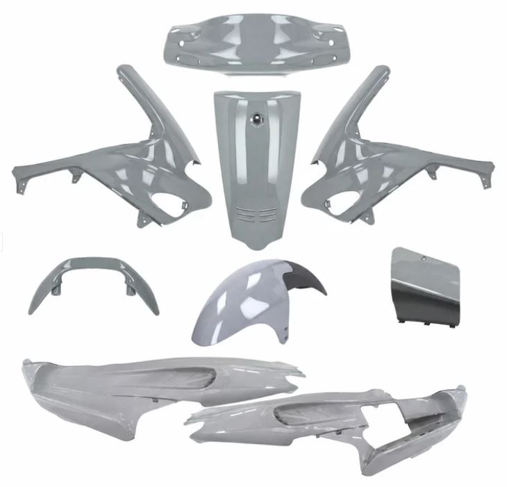 Kit de carénage -DMP- 9 pièces - Gilera Runner jusqu'à l'année de fabrication 2005 - gris Nardo