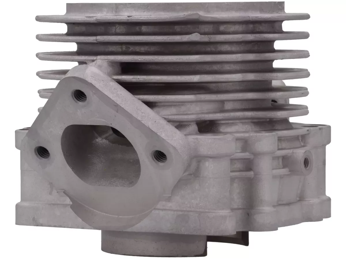 Cilinder - EGIG PERFORMANCE 'Cheb500' 220 cc, enkele uitlaatpoort (met de hand bewerkt),  boring Ø 68 mm, slag 60 mm, drijfstang 117 mm, Ø 34 mm inlaatspruitstuk – Vespa PV125, ET3 125, PK125