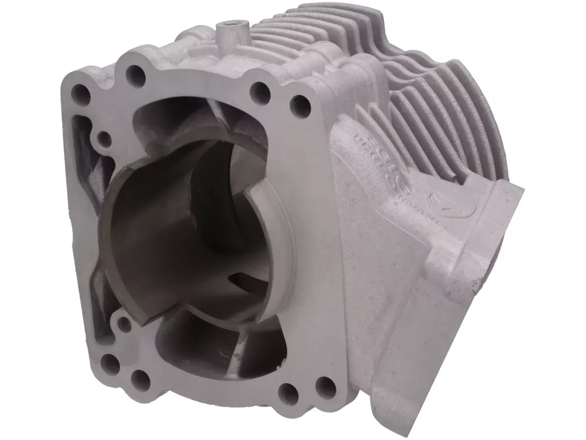 Cilinder - EGIG PERFORMANCE 'Cheb500' 220 cc, enkele uitlaatpoort (met de hand bewerkt),  boring Ø 68 mm, slag 60 mm, drijfstang 117 mm, Ø 34 mm inlaatspruitstuk – Vespa PV125, ET3 125, PK125