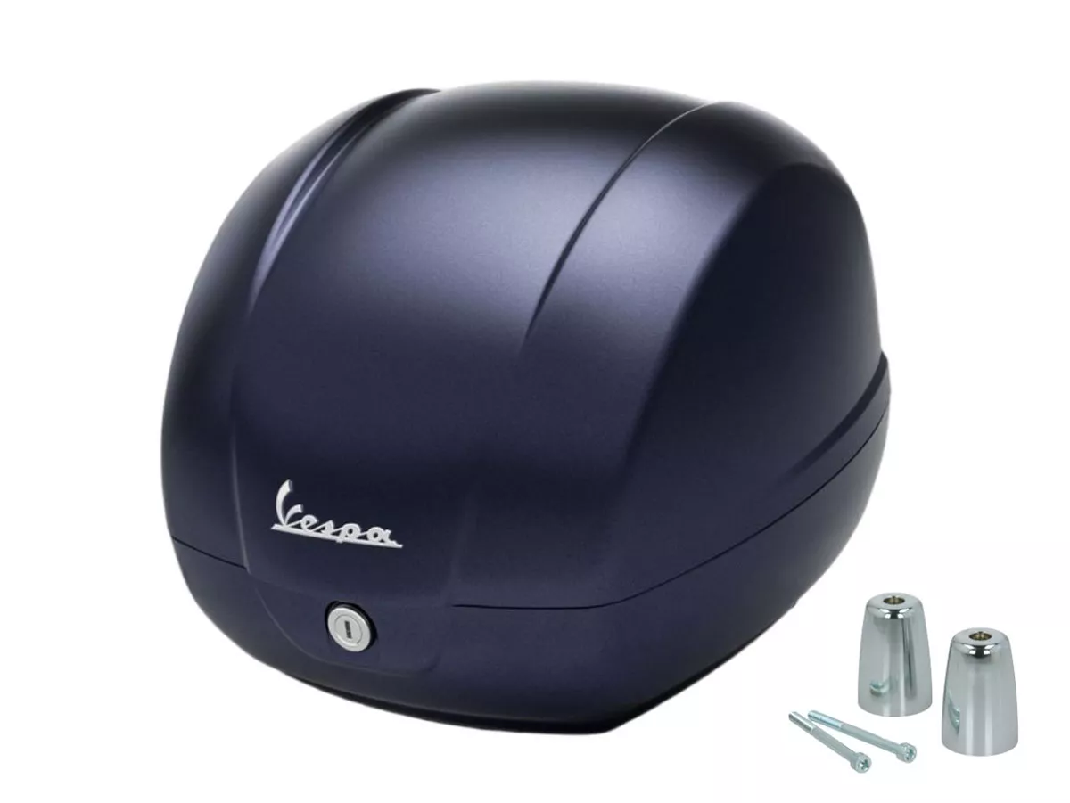 Topcase Piaggio, FMS 2025, 36 l, blå (288/A) till Vespa GTS, GTS Super, GTV, GT 60, 125–310 ccm