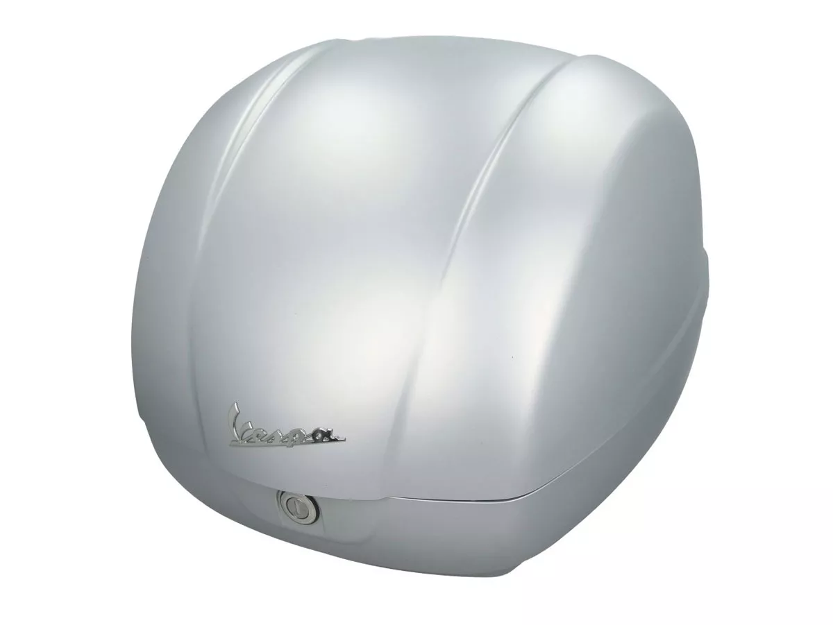 Topcase Piaggio, FMS 2025, 36 l, grå (G23) till Vespa GTS, GTS Super, GTV, GT 60, 125–310 cc
