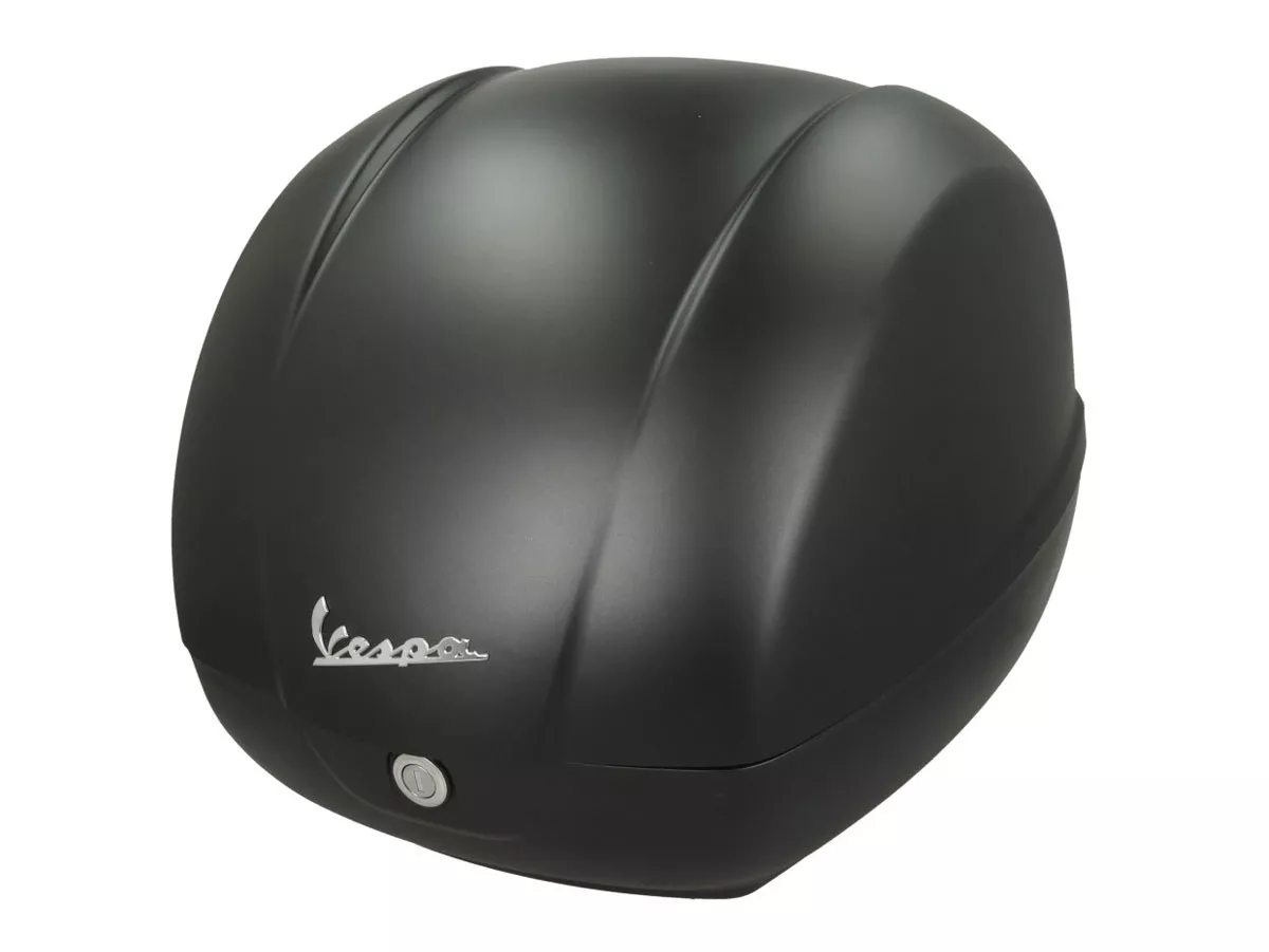 Topcase Piaggio, FMS 2025, 36 l, svart (99/C) till Vespa GTS, GTS Super, GTV, GT 60, 125–310 cc