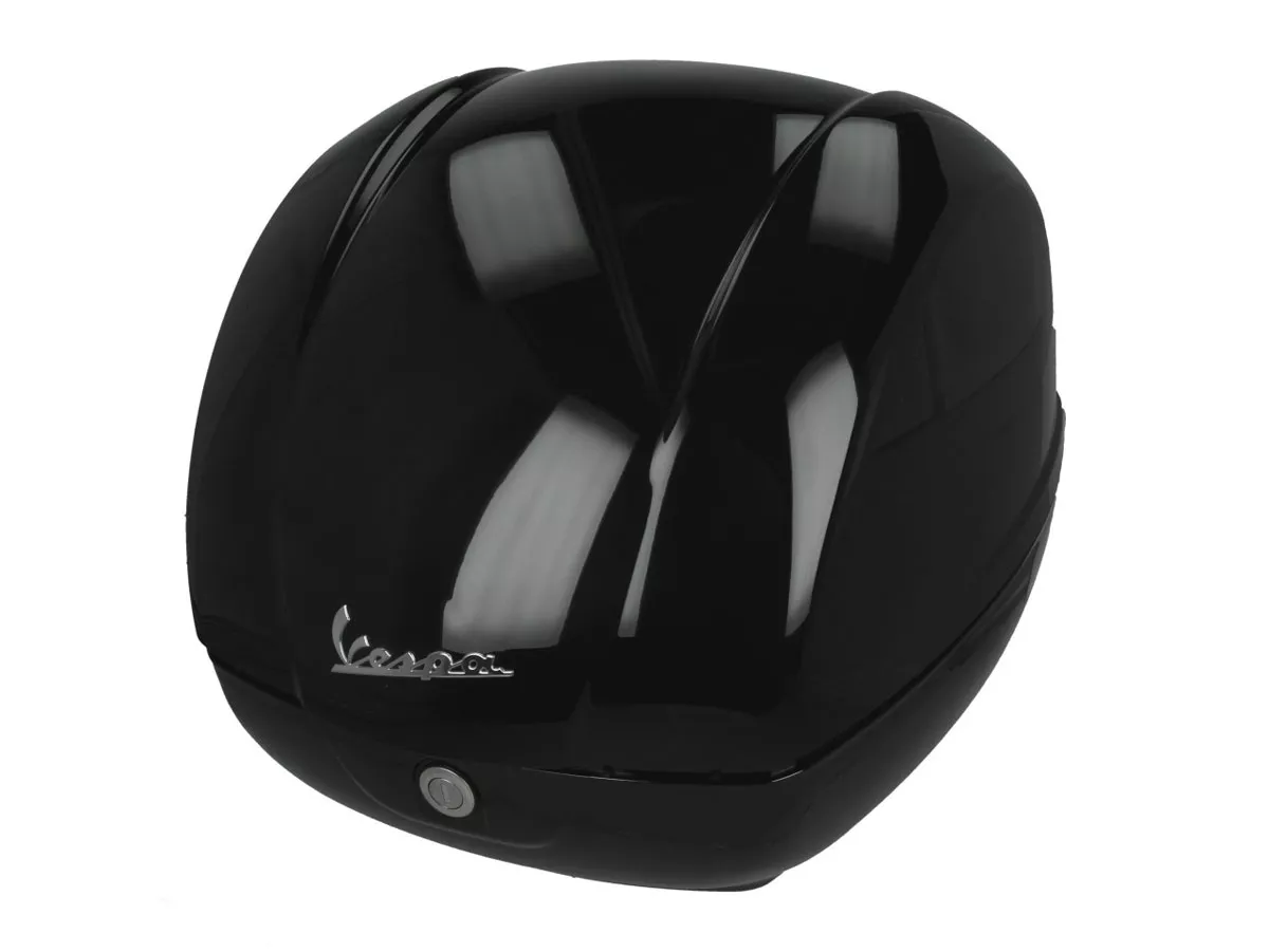 Topcase Piaggio, FMS 2025, 36 l, svart (094) till Vespa GTS, GTS Super, GTV, GT 60, 125–310 cc