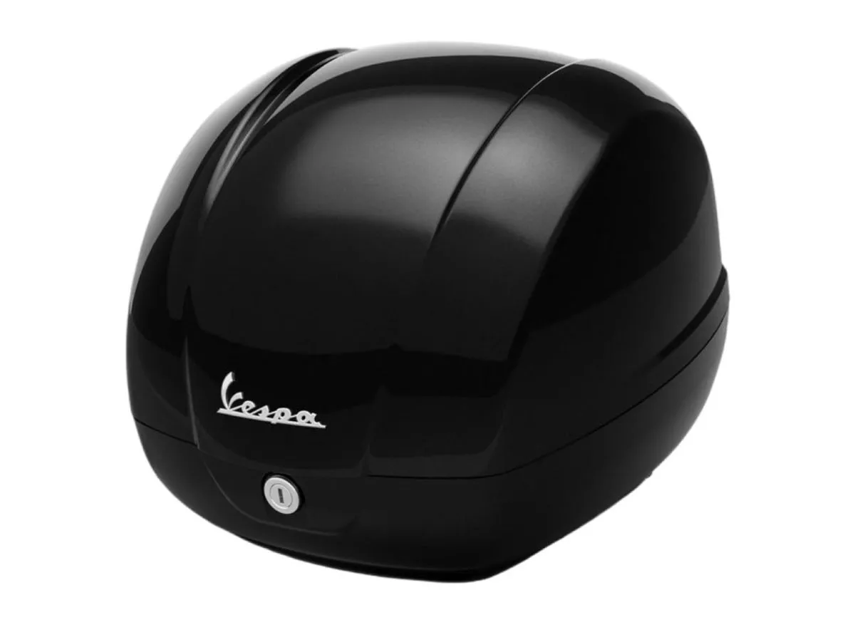 Topcase Piaggio, FMS 2025, 36 l, svart (98/A) till Vespa GTS, GTS Super, GTV, GT 60, 125–310 cc