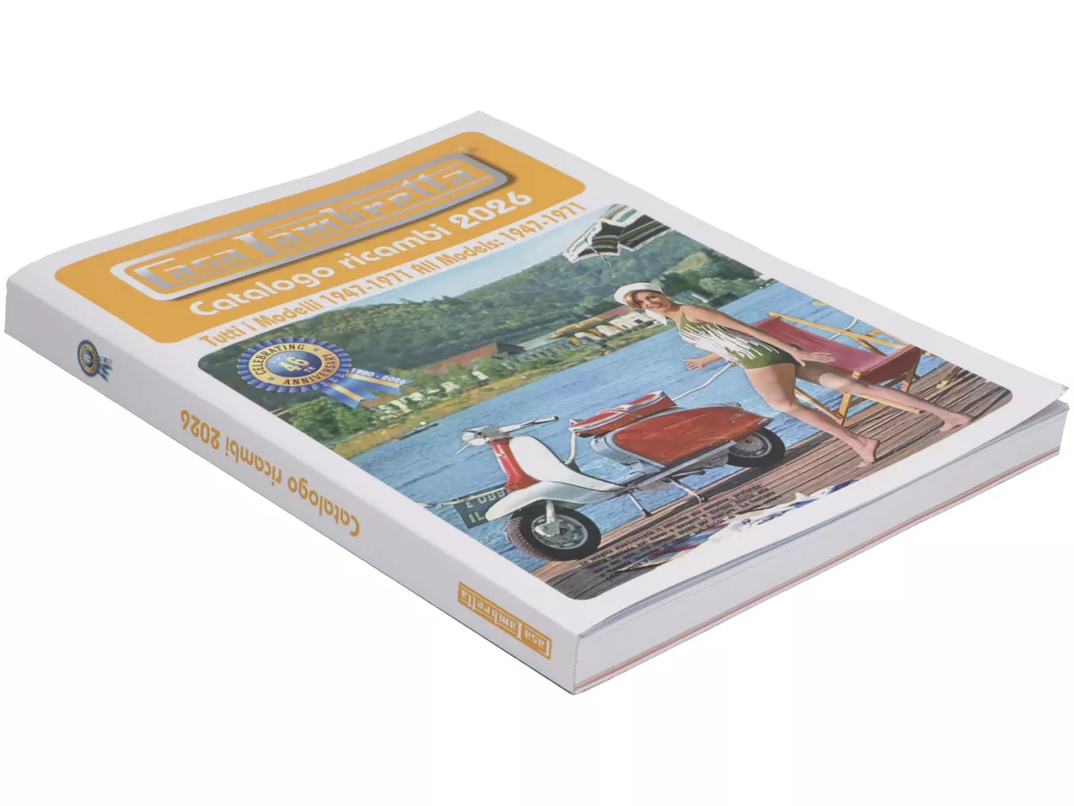 Katalog -CASA LAMBRETTA- Spare Parts Catalogue 2026 - 416 Seiten - LI, TV, LIS, SX, DL, JUNIOR, LUI
