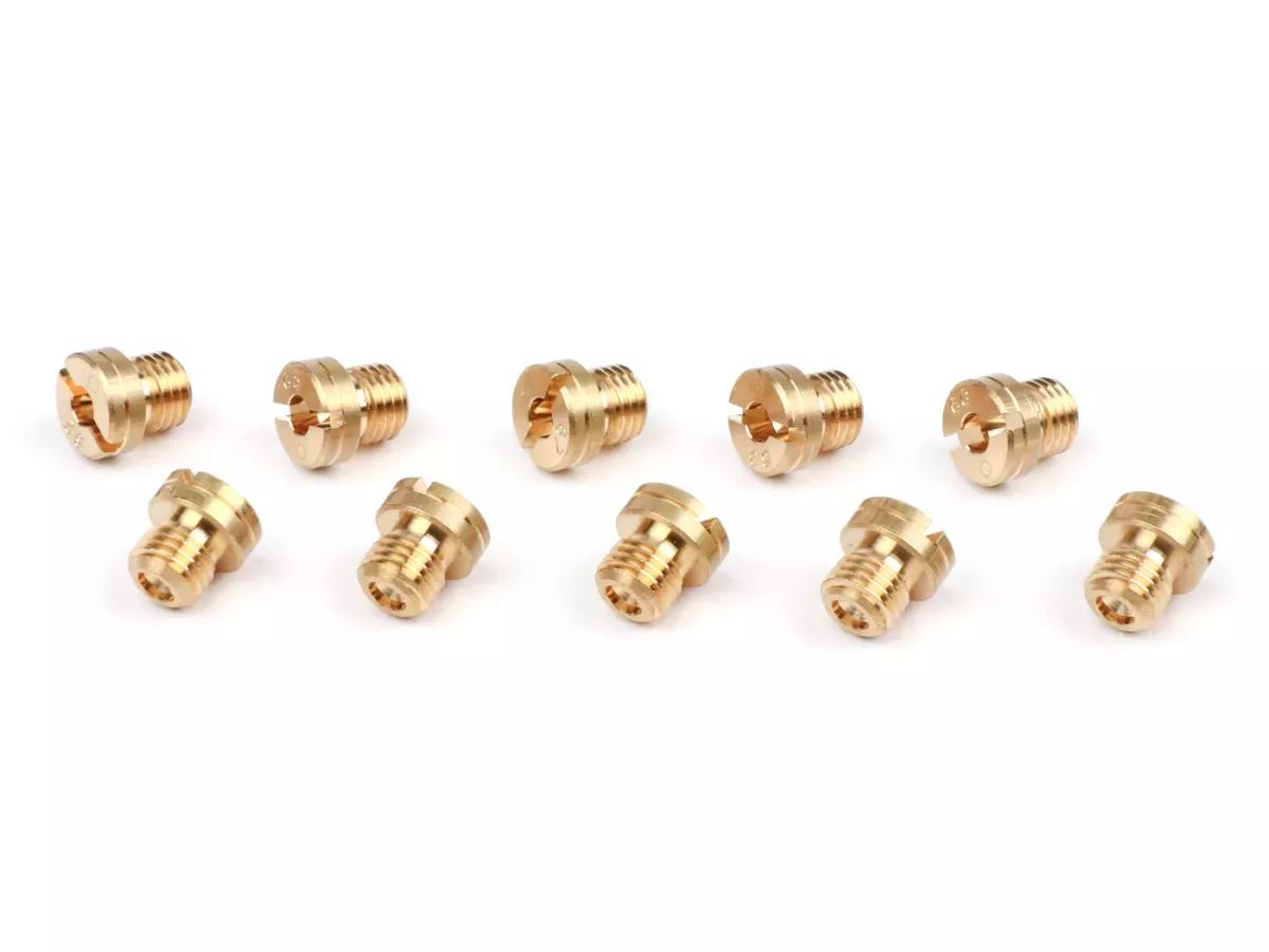 Hoofdsproeier set - KMT voor Dellorto (type: 6413) 6 mm - (075-084) - ()