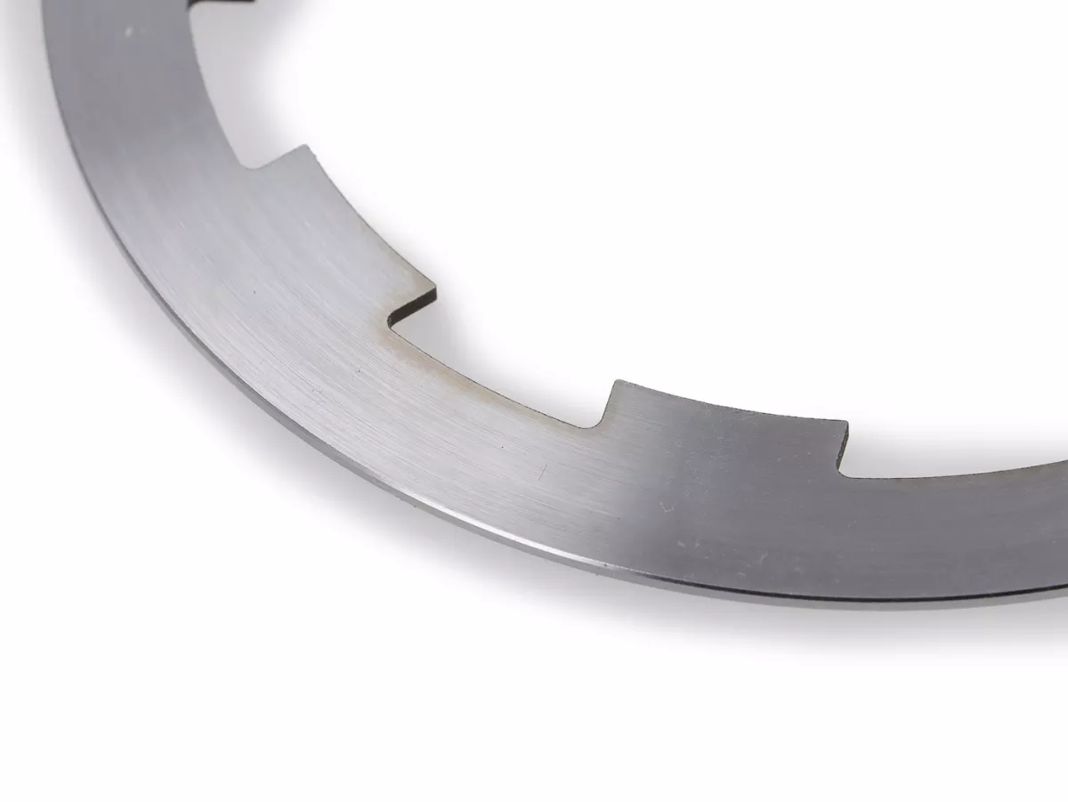 Disco frizione in acciaio - KINGWELLE DragBikeClutch - Vespa PX, T5, Rally, Cosa - fresato/tornito a CNC + trattato termicamente - resistente a temperature fino a 550°