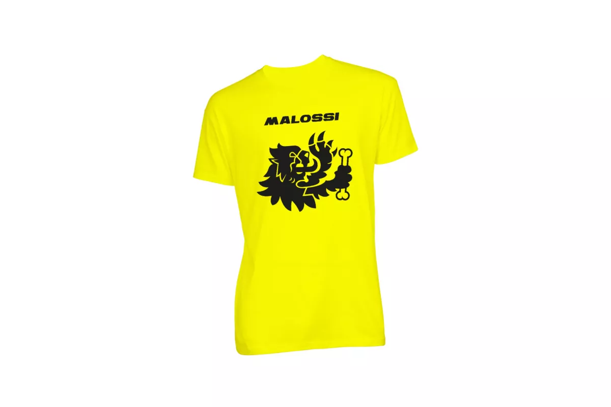 T-shirt -MALOSSI- jaune fluo - Large